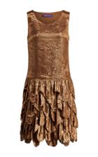 Ralph Lauren Dara Scalloped Hem Dress
