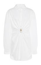 Moda Operandi Christopher Esber Pierced Shirt Dress Size: 6