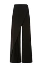 Zac Posen Tropical Wool Wide Leg Pant