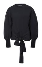 Ulla Johnson Tatiana Tie-detailed Merino Wool Sweater Size: L