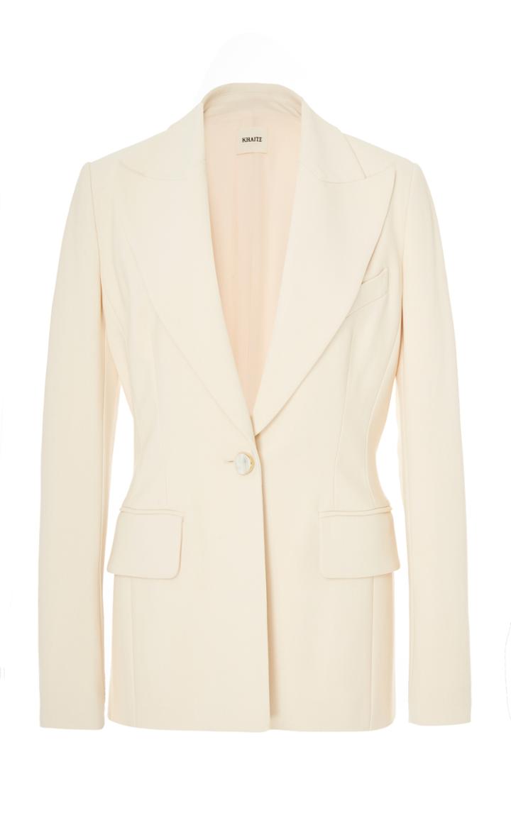 Khaite Sofia Classic Twill Blazer