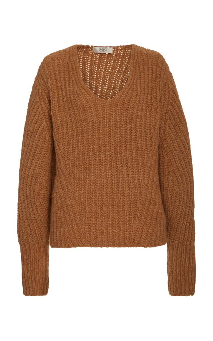 Moda Operandi Sea Octavia V-neck Pullover Sweater