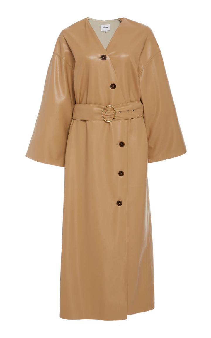 Nanushka Iben Vegan Leather Midi Dress
