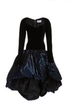Moda Operandi Nervi Dorothy Striped Silk Velvet Dress
