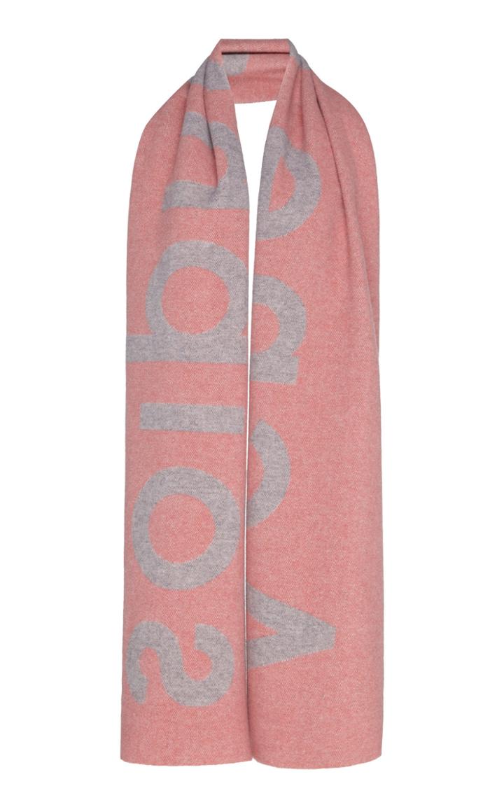 Acne Studios Toronty Logo Wool-blend Scarf