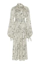 Off-white C/o Virgil Abloh Printed Neck-tie Dress