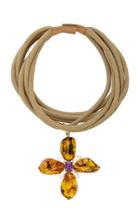 Grazia & Marica Vozza One-of-a-kind Amber Flower Charm Necklace