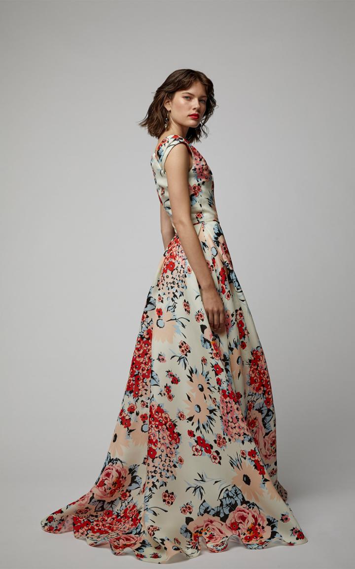 Carolina Herrera Sleeveless Cotton Gown