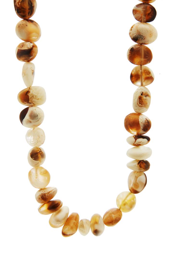 Moda Operandi Dinosaur Designs Classic Resin Half Earth Necklace