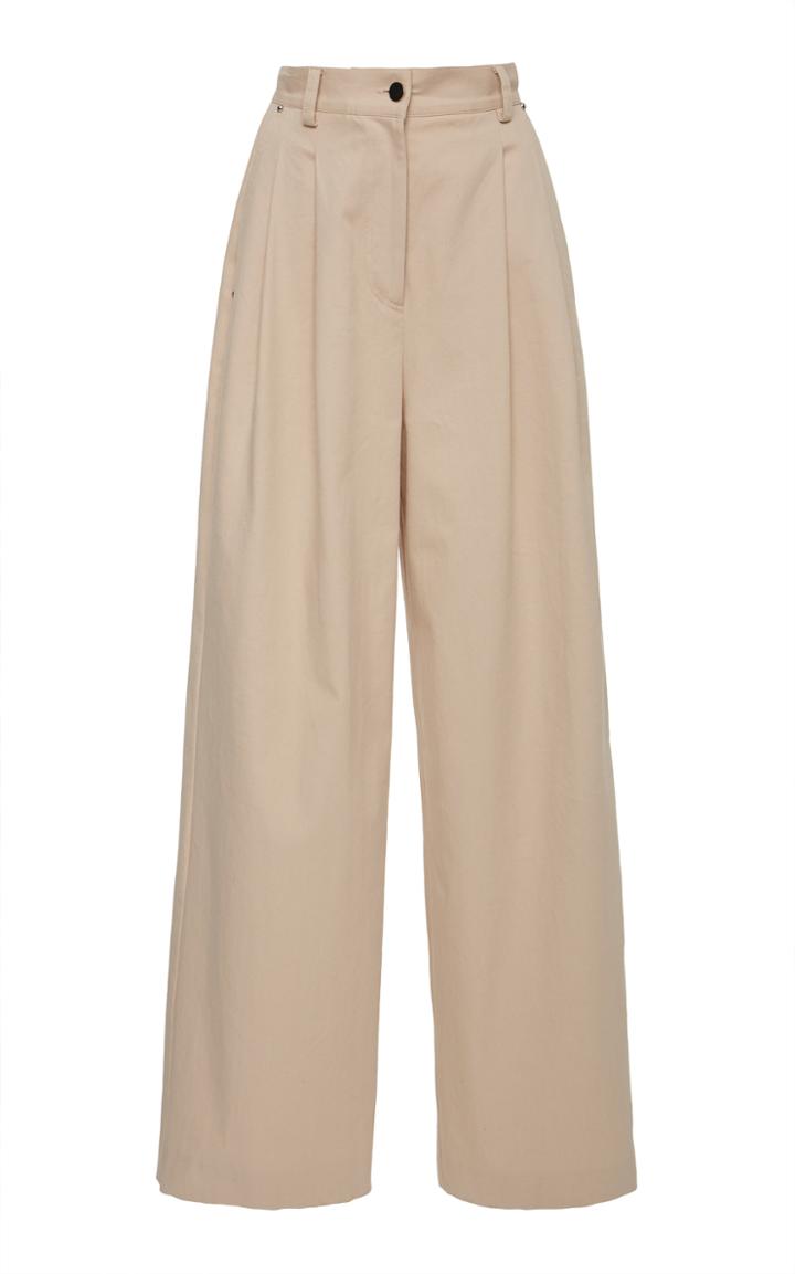Diane Von Furstenberg Mid Rise Wide Leg Belted Pant