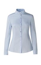 Moda Operandi Akris Stand-collar Cotton-blend Poplin Shirt