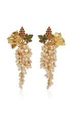 Peracas Adile Gold-plated Crystal Earrings