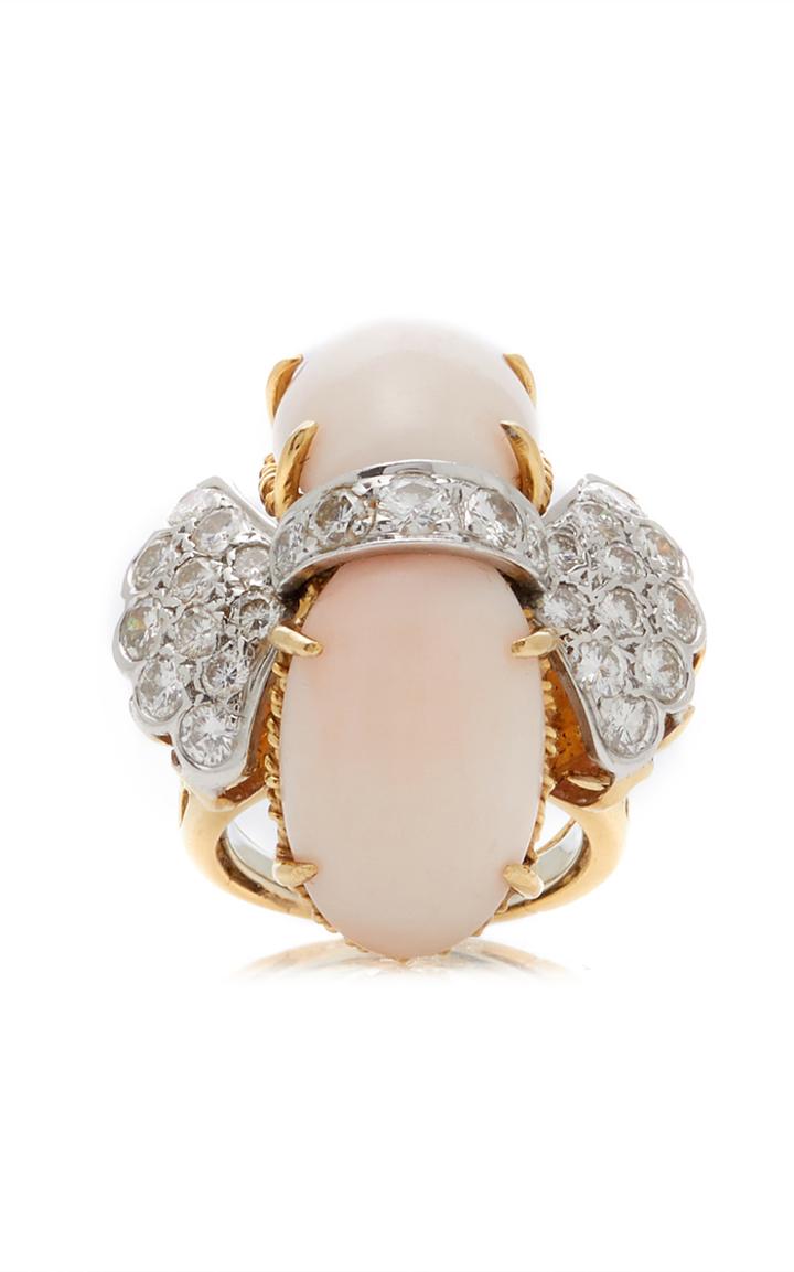 Moda Operandi Eleuteri One Of A Kind Wing Shaped Cocktail Ring