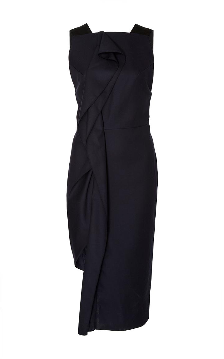 Acler Waverly Ruffled Asymmetric Dress