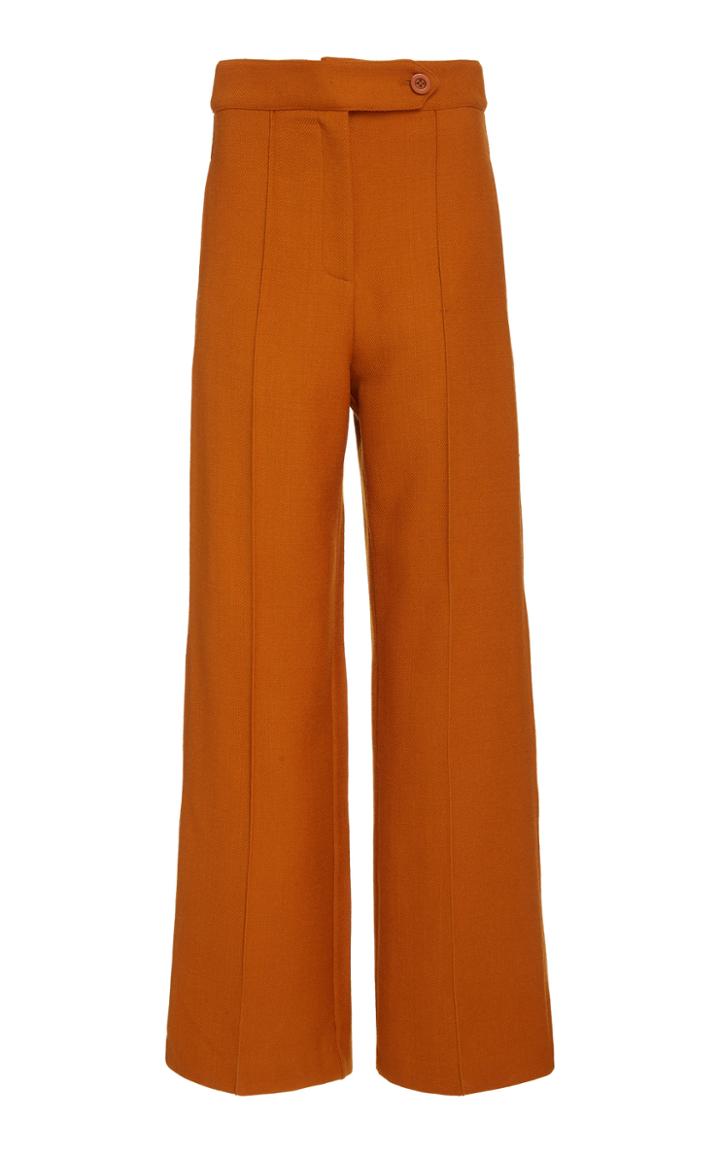 Moda Operandi Sea Rizzo Recycled Wool High Waist Pants