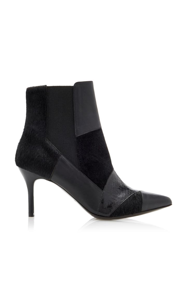 Kalda Caro Black Patchwork Boot