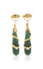 Charlotte Wendes Calling Sophia Earrings With Aventurine