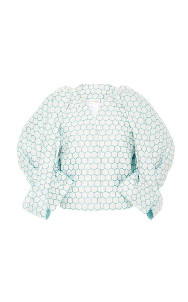 Delpozo Jacket With Bow On Cuff