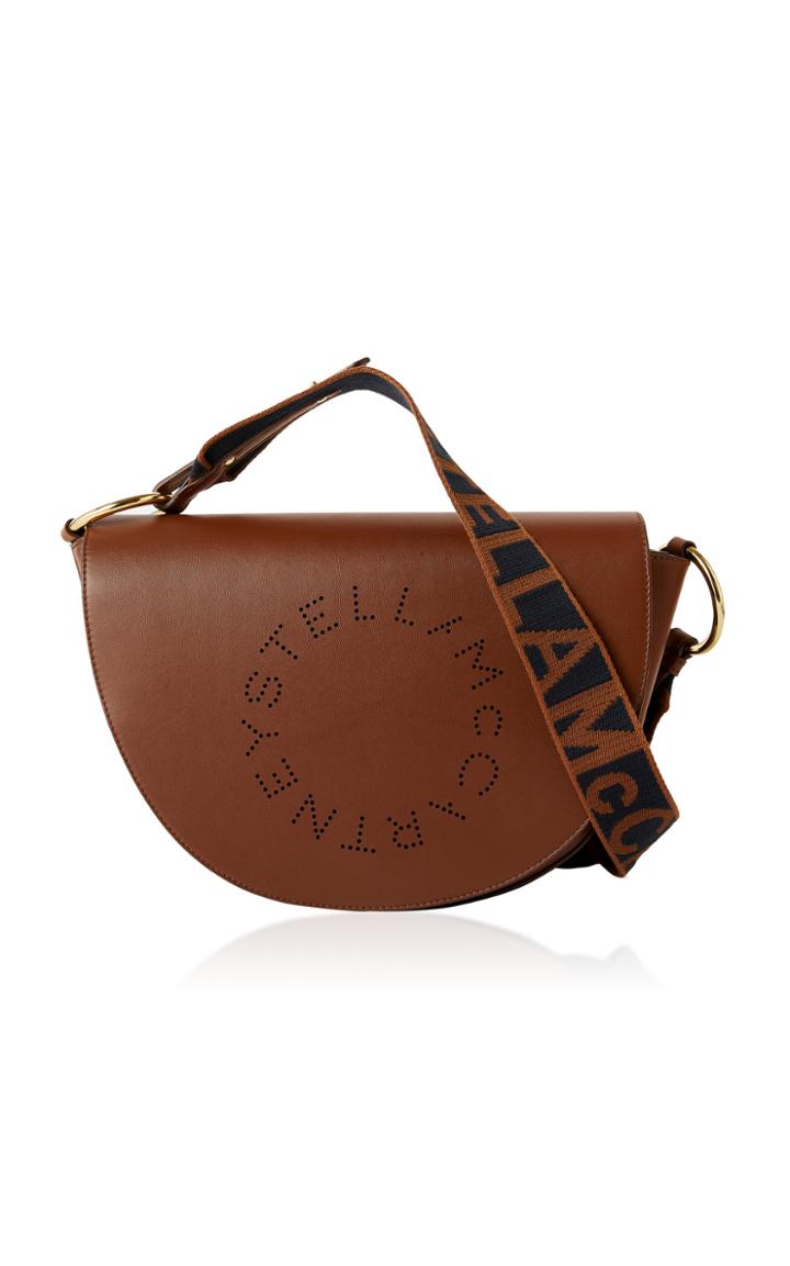Stella Mccartney Perforated Vegan Leather Shoulder Bag