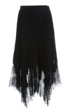 Moda Operandi Tory Burch Lace-trim Pleated Midi Skirt