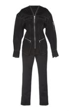David Koma Satin Straight-leg Jumpsuit