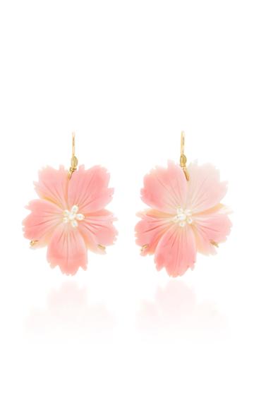 Annette Ferdinandsen M'o Exclusive: Wild Rose Pink Conch Shell Earring