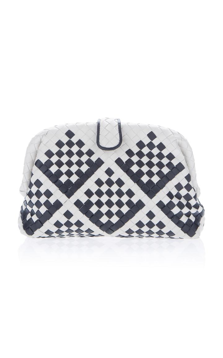 Bottega Veneta Lauren Intrecciato Leather Clutch