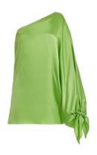 Bernadette Antwerp Linda One-shoulder Silk Mini Dress