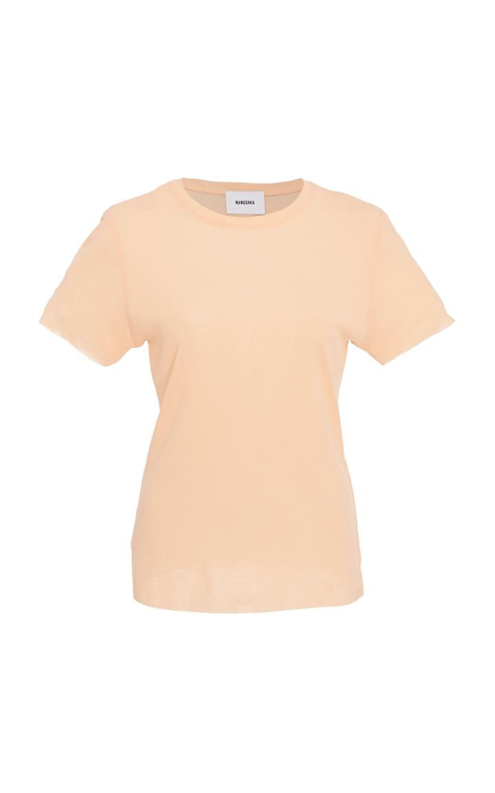 Nanushka Guy Short-sleeve Cotton Top