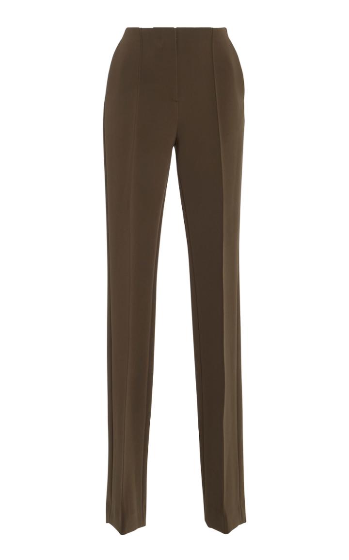 Diane Von Furstenberg Straight Leg Pleated Trouser