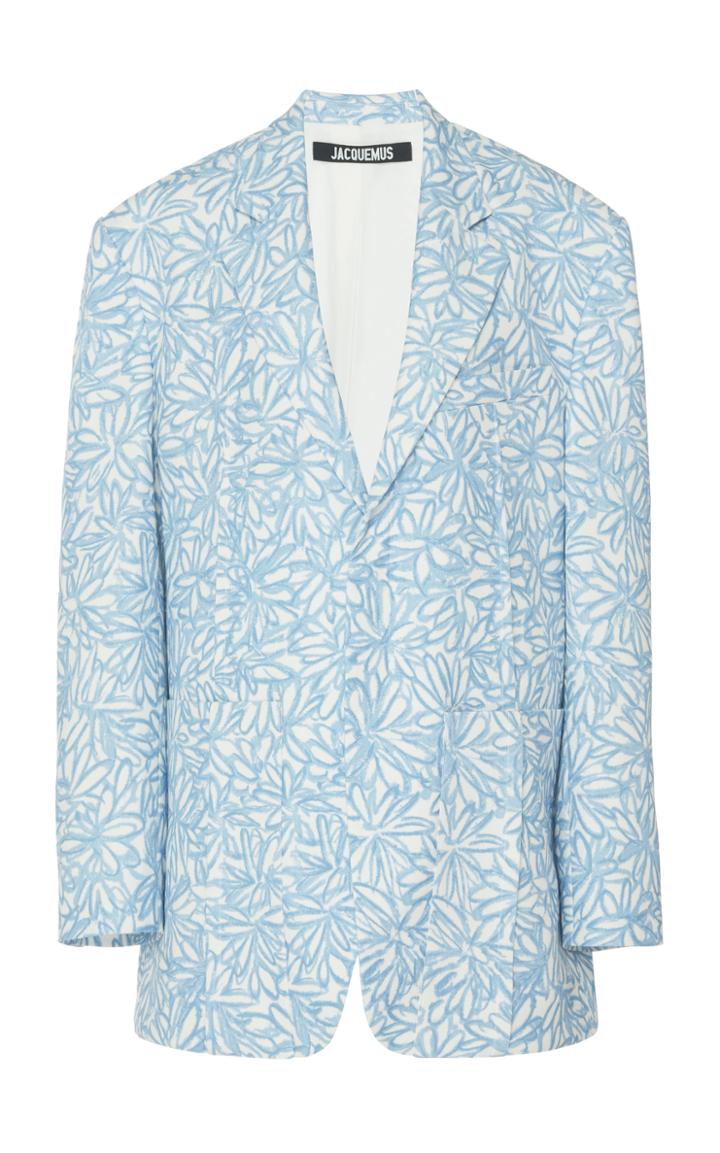 Jacquemus La Veste D'homme Floral Oversized Twill Blazer