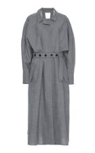 Jil Sander Lesley Belted Wool-blend Dress