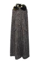Miu Miu Tweed Boucle Cape Coat