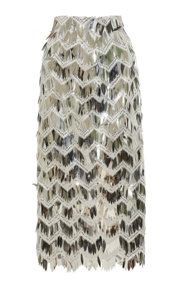 Anouki Sequin Fringe Skirt
