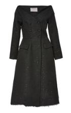 Lela Rose Open Neck Coat Dress
