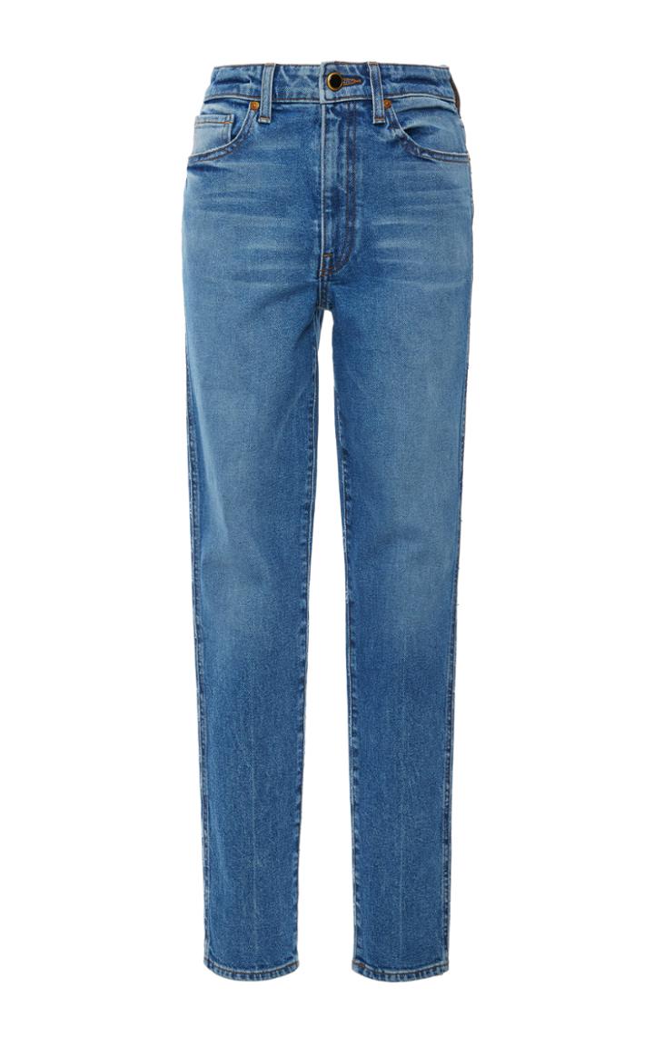 Khaite Vanessa Straight Leg Jeans
