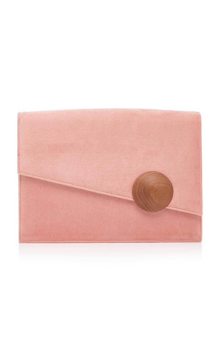 Bakari Heras Suede Clutch
