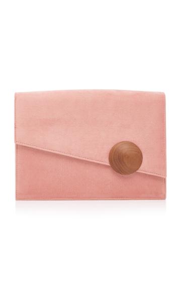 Bakari Heras Suede Clutch