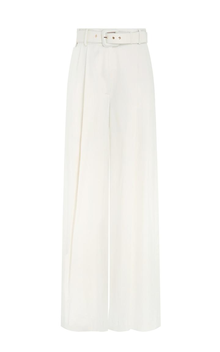 Moda Operandi Zimmermann Botanica Wool-blend Man Style Trouser