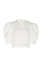 Sir The Label Alena Balloon Sleeve Linen Top