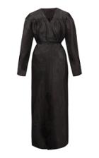 Lake Studio Floral Brocade Cape Dress