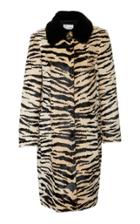 Red Valentino Fur Tiger Print Coat