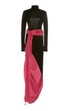 Moda Operandi Redemption Asymmetric Dress With Satin Belt Detail