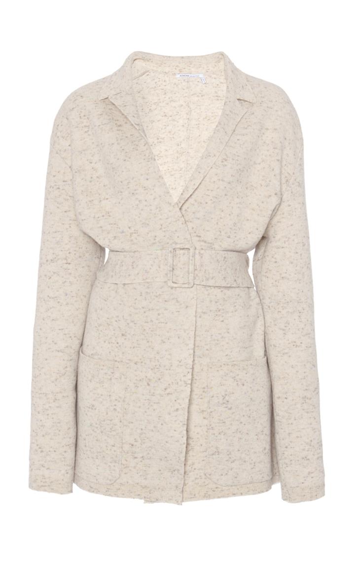 Moda Operandi Agnona Belted Cashmere-blend Jacket