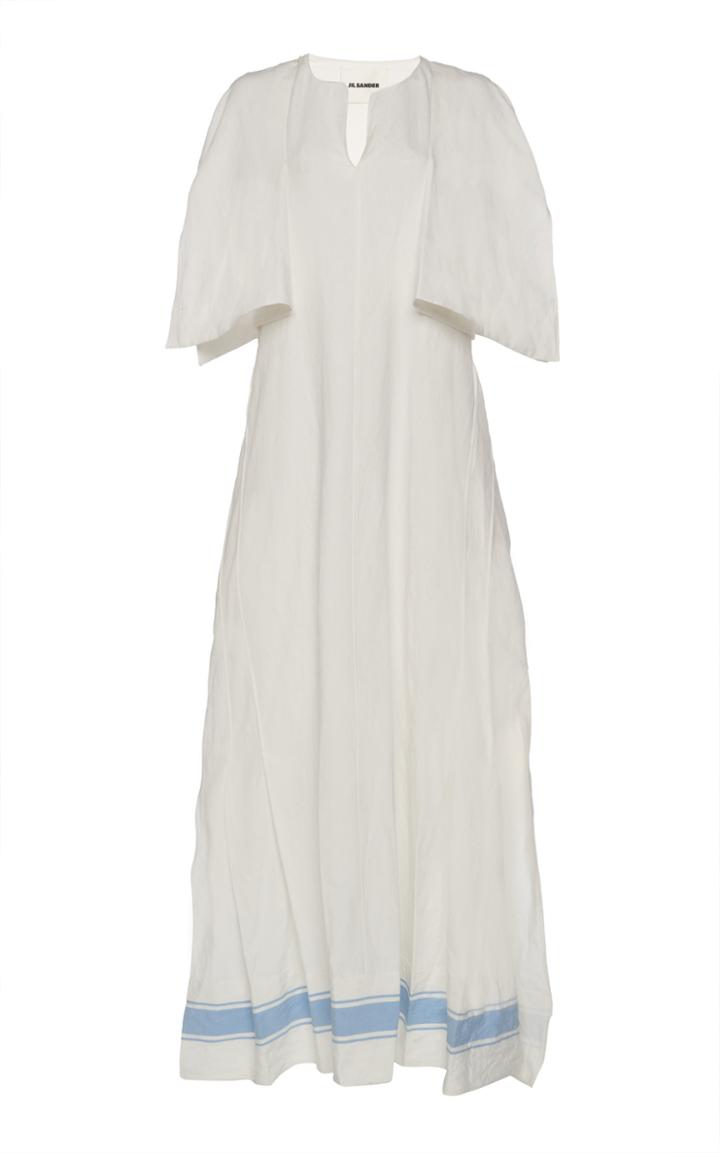 Jil Sander Cotton-blend Maxi Dress