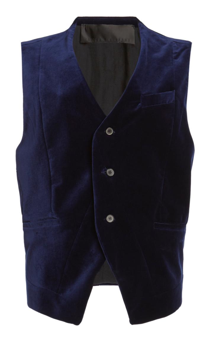 Moda Operandi Haider Ackermann Classic Velvet Waistcoat