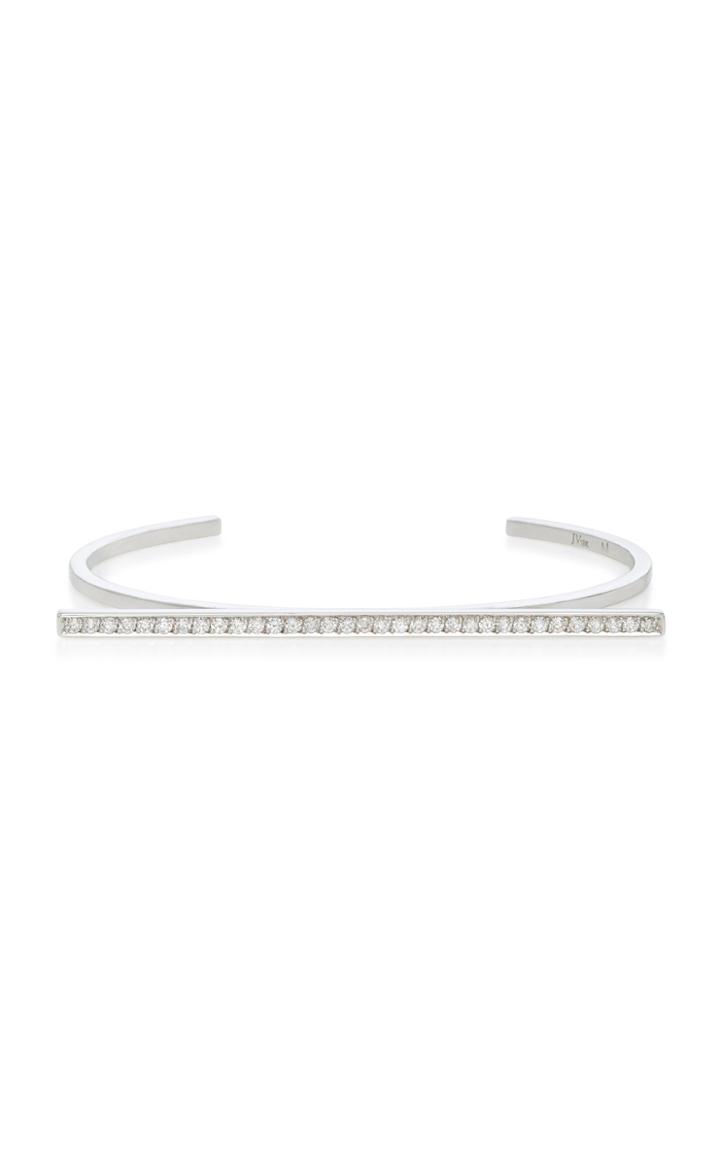 Jack Vartanian White Gold And Diamonds Line Bracelet