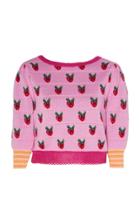 Loveshackfancy Isha Passion Pink Top