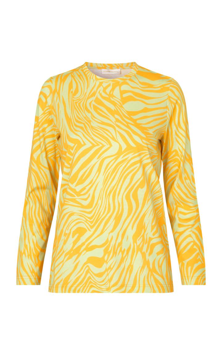 Moda Operandi Stine Goya Roxanne Zebra-print Cotton T-shirt