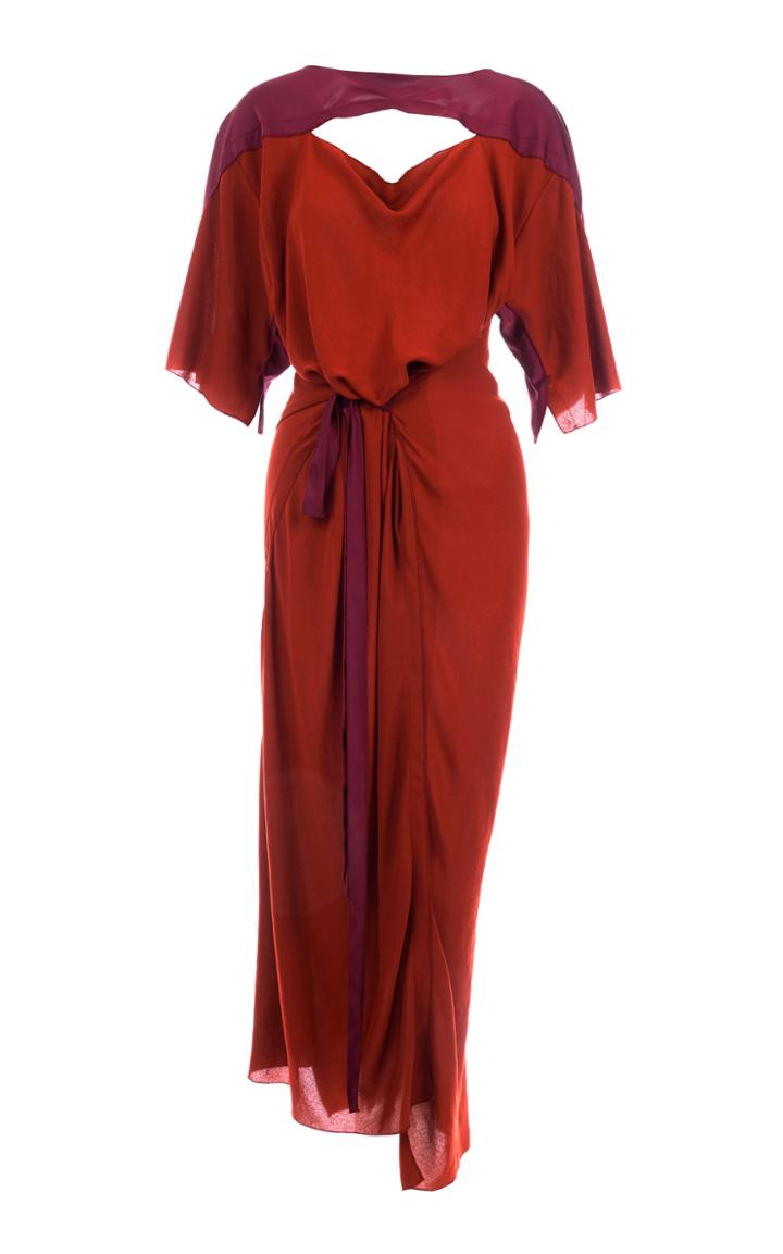 Mafalda Von Hessen Bias Slit Cut Dress
